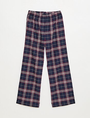 Conjunto de pijama comprido em polar t-shirt + calças - 2 peças
