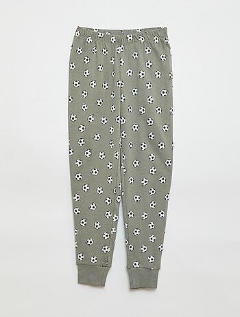 Conjunto de pijama comprido estampado - 2 peças