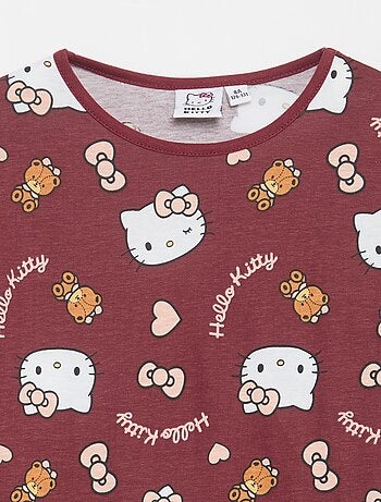 Conjunto de pijama comprido 'Hello Kitty' - 2 peças