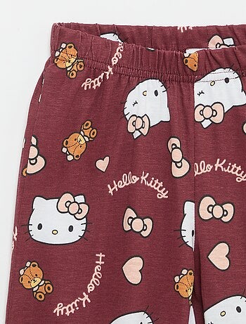 Conjunto de pijama comprido 'Hello Kitty' - 2 peças