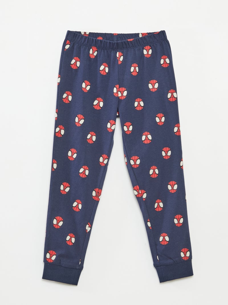 Conjunto de pijama comprido 'Homem-Aranha' 2 peças Azul - Kiabi