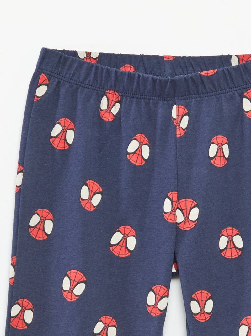 Conjunto de pijama comprido 'Homem-Aranha' 2 peças Azul - Kiabi