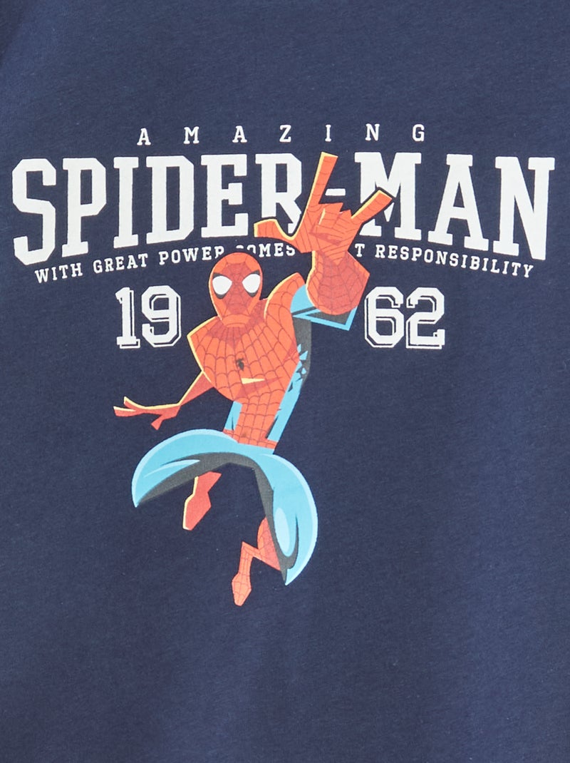 Conjunto de pijama comprido 'Homem-Aranha' 2 peças Azul - Kiabi