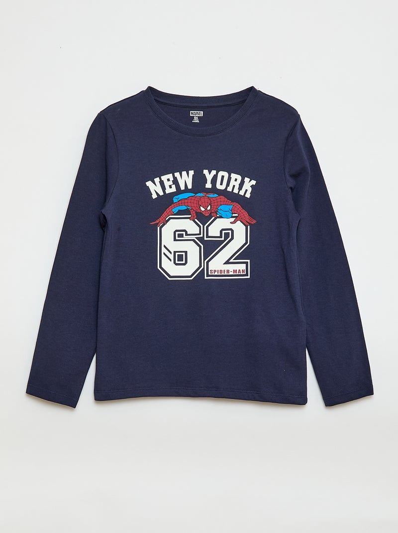 Conjunto de pijama comprido 'Homem-Aranha' 'Marvel' - 2 peças Azul - Kiabi