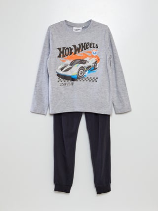Conjunto de pijama comprido 'Hot Wheels' t-shirt + calças - 2 peças