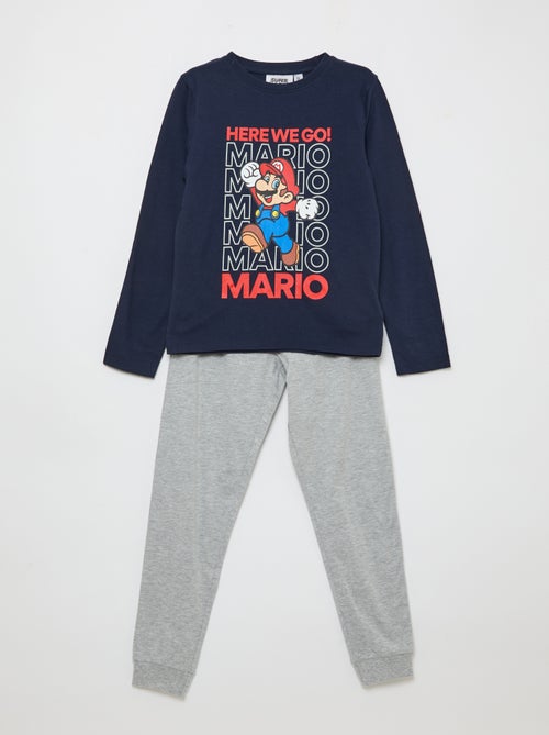 Conjunto de pijama comprido 'Mario' - 2 peças - Kiabi