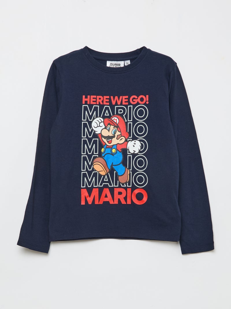 Conjunto de pijama comprido 'Mario' - 2 peças Bege - Kiabi