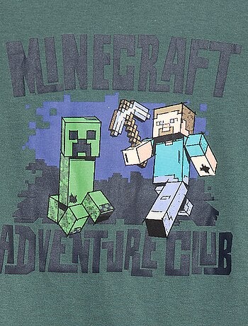 Conjunto de pijama comprido 'Minecraft' - 2 peças