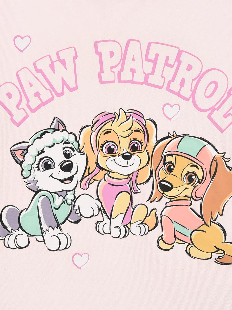 Conjunto de pijama comprido 'Patrulha Pata' - 2 peças Rosa - Kiabi