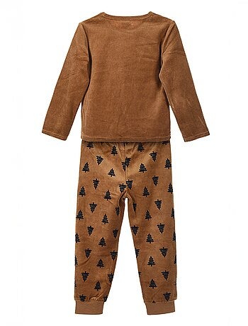 Conjunto de pijama comprido 'Patrulha Pata' em polar - 2 peças