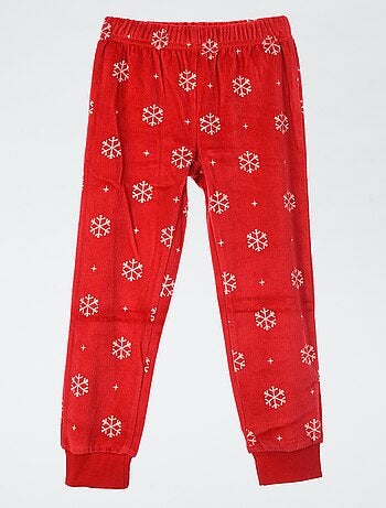 Conjunto de pijama comprido 'Patrulha Pata' em polar - 2 peças
