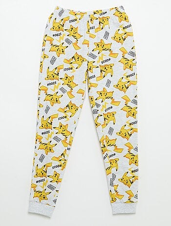 Conjunto de pijama comprido 'Pikachu' 'Pokémon' - 2 peças