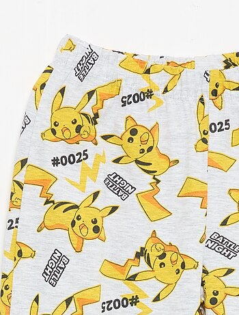 Conjunto de pijama comprido 'Pikachu' 'Pokémon' - 2 peças