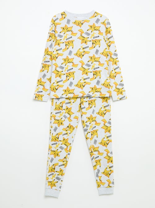 Conjunto de pijama comprido 'Pikachu' 'Pokémon' - 2 peças - Kiabi