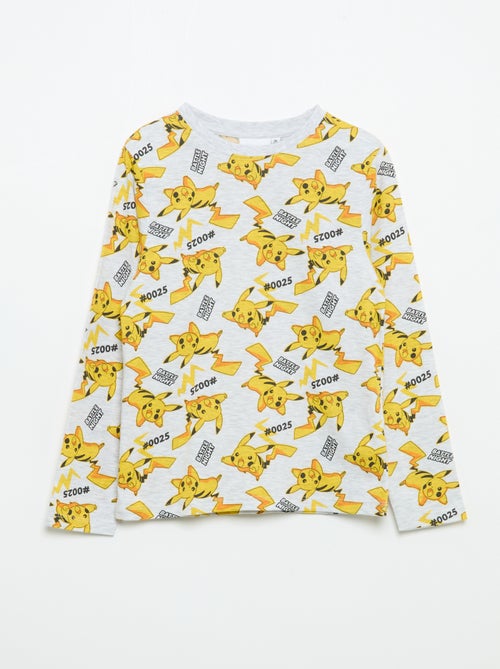 Conjunto de pijama comprido 'Pikachu' 'Pokémon' - 2 peças - Kiabi