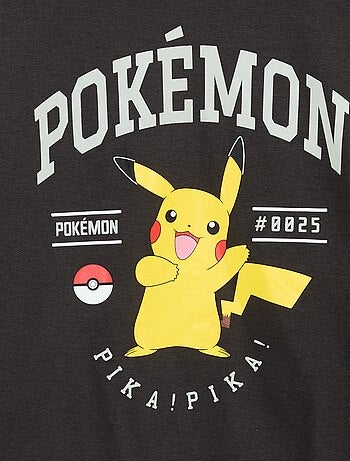 Conjunto de pijama comprido 'Pikachu' 'Pokémon' - 2 peças