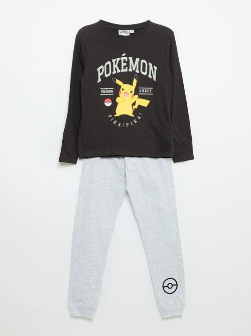 Conjunto de pijama comprido 'Pikachu' 'Pokémon' - 2 peças - Kiabi