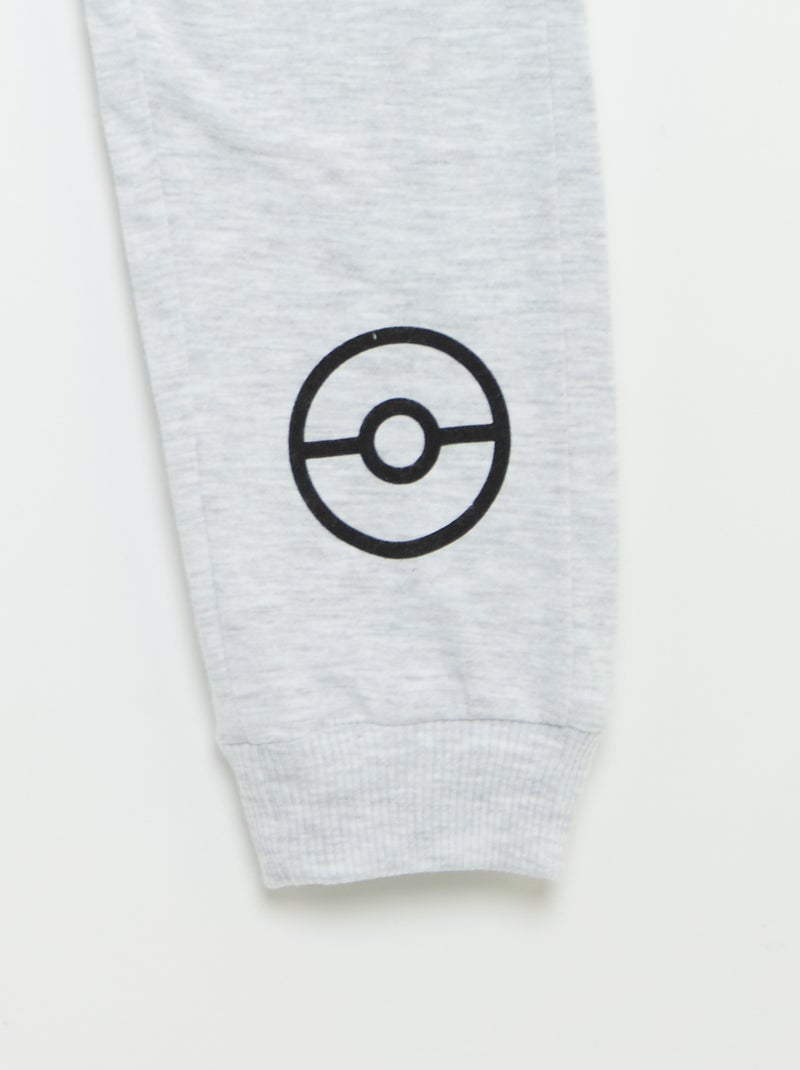 Conjunto de pijama comprido 'Pikachu' 'Pokémon' - 2 peças Preto - Kiabi