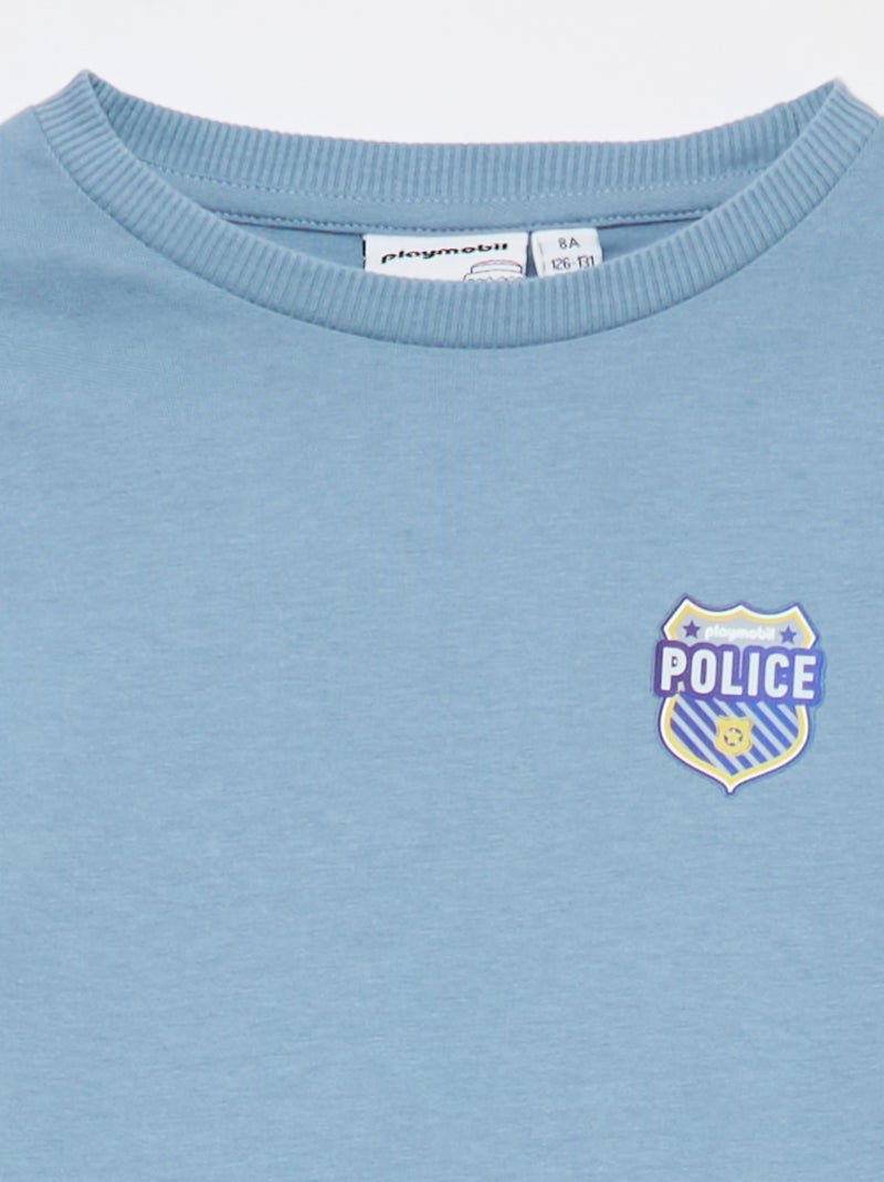 Conjunto de pijama comprido 'Playmobil' - 2 peças Azul - Kiabi