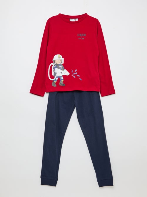Conjunto de pijama comprido 'Playmobil' - 2 peças - Kiabi