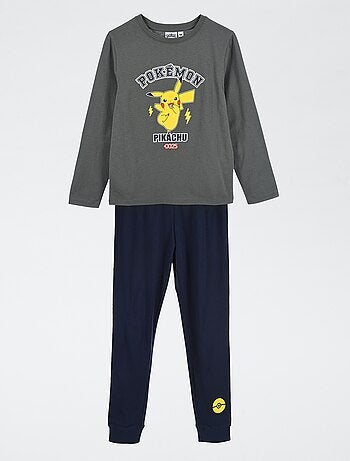 Conjunto de pijama comprido 'Pokemon' - 2 peças