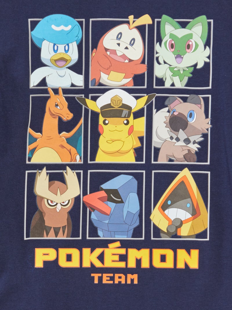 Conjunto de pijama comprido 'Pokémon' t-shirt + calças - 2 peças CINZA - Kiabi