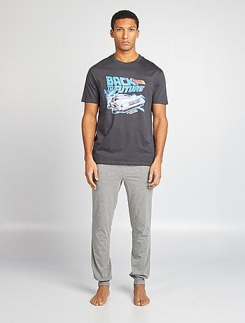 Conjunto de pijama comprido 'Regresso ao Futuro' - 2 peças