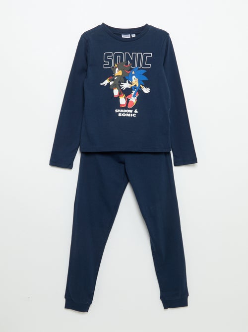 Conjunto de pijama comprido 'Sonic' - 2 peças - Kiabi