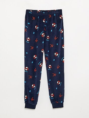 Conjunto de pijama comprido 'Spiderman' em polar - 2 peças