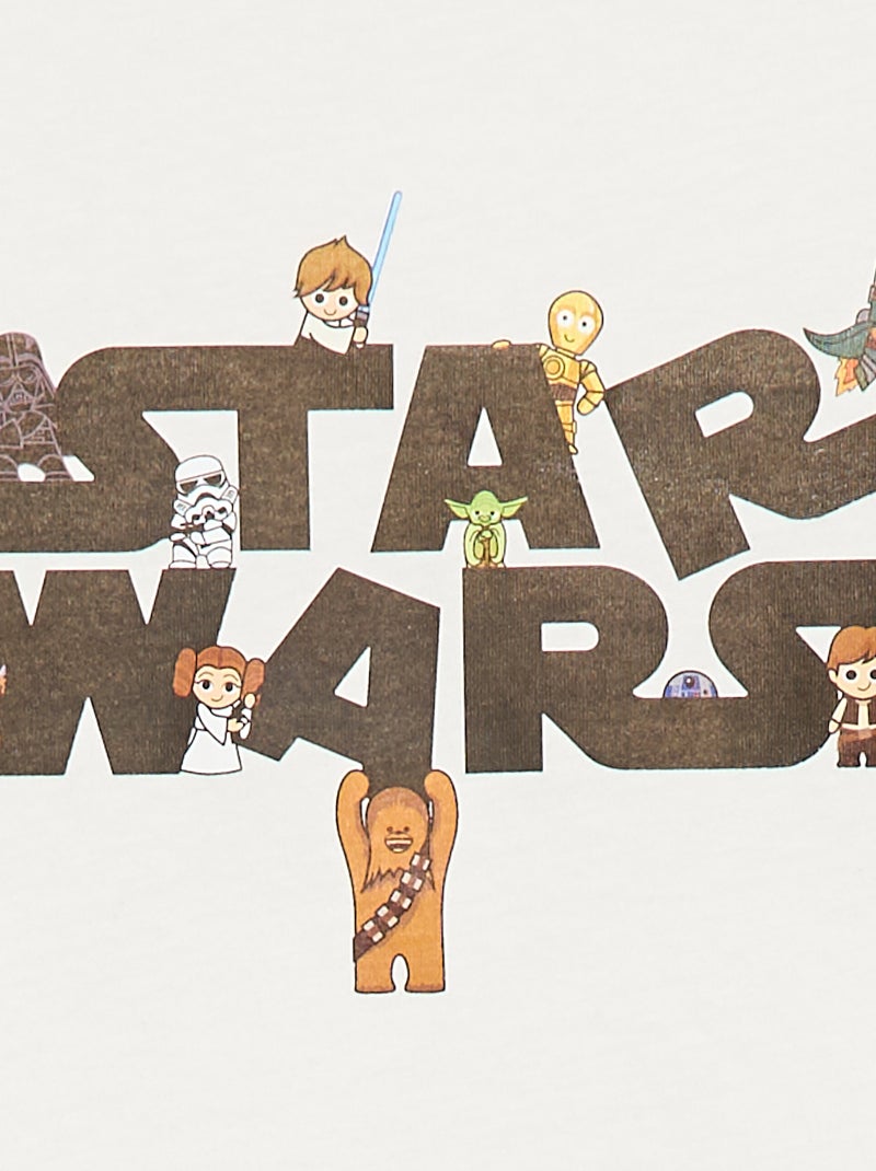 Conjunto de pijama comprido 'Star Wars' - 2 peças Branco - Kiabi