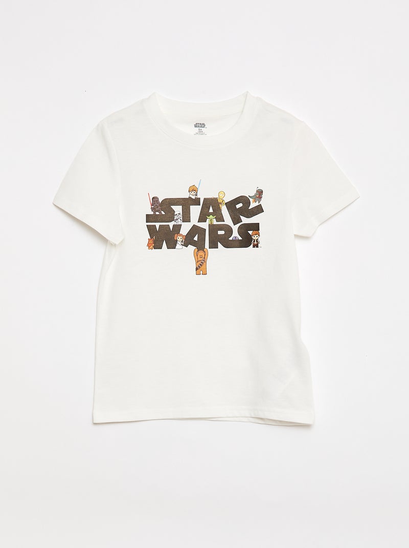 Conjunto de pijama comprido 'Star Wars' - 2 peças Branco - Kiabi