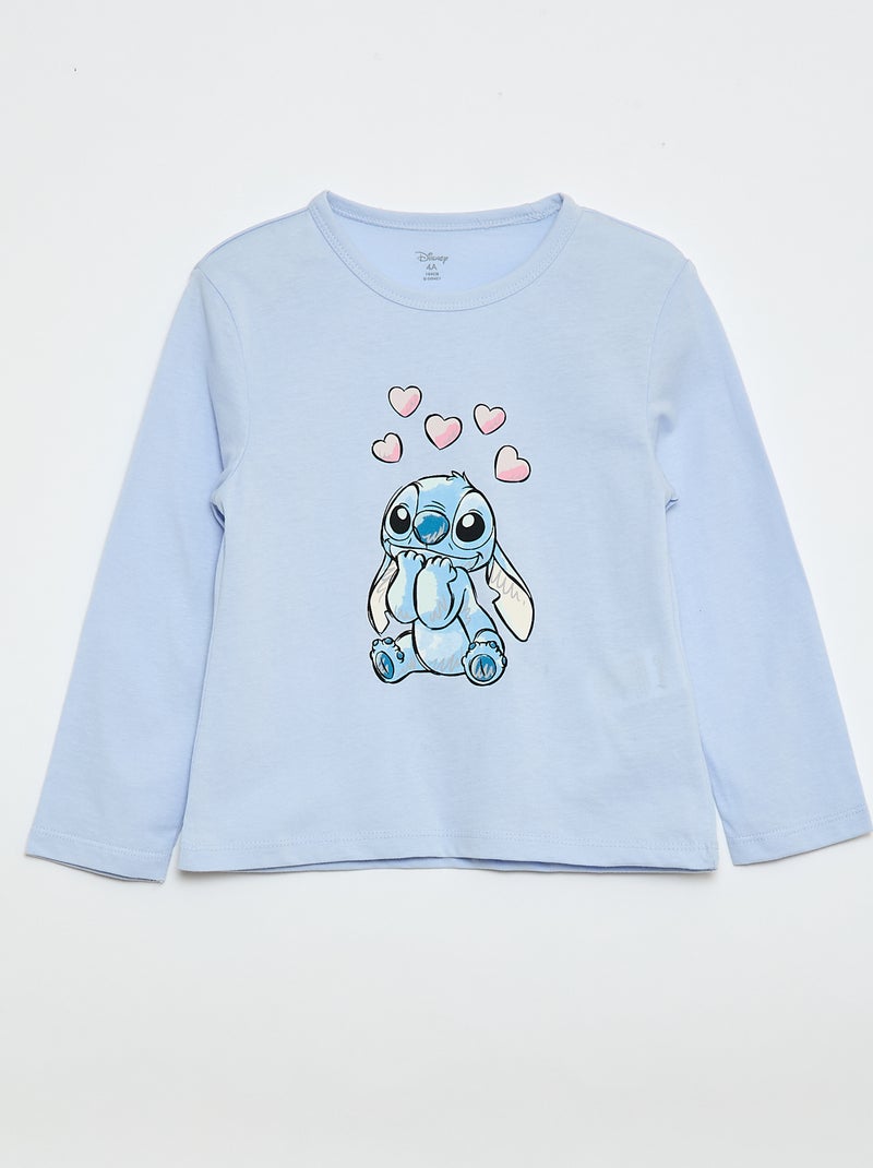 Conjunto de pijama comprido 'Stitch' 'Disney' - 2 peças Azul - Kiabi
