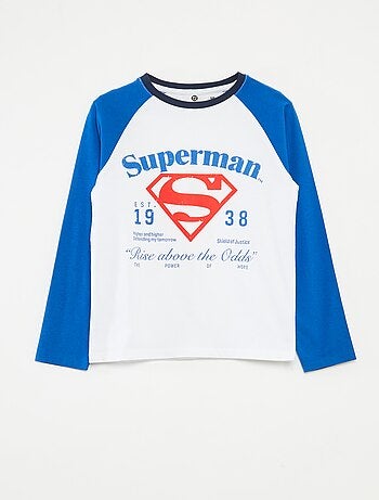 Conjunto de pijama comprido 'Super-Homem' da 'DC Comics' - 2 peças