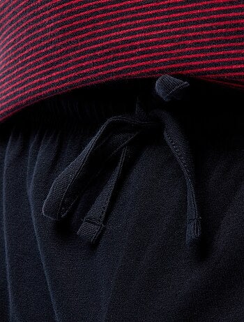 Conjunto de pijama comprido t-shirt + calças - 2 peças