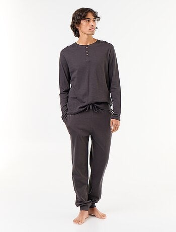 Conjunto de pijama comprido t-shirt + calças - 2 peças
