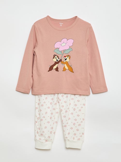 Conjunto de pijama comprido 'Tic Tac' 'Disney' - 2 peças - Kiabi