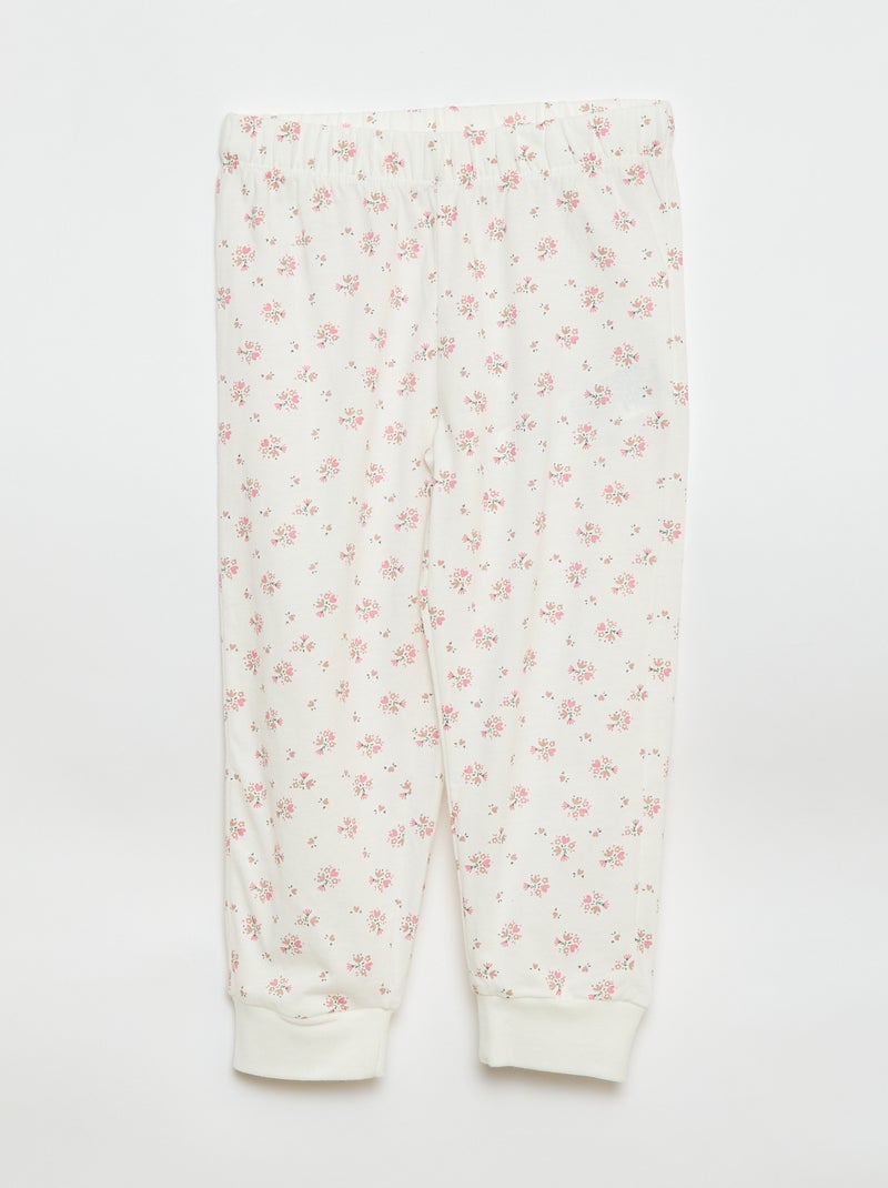 Conjunto de pijama comprido 'Tic Tac' 'Disney' - 2 peças Rosa - Kiabi