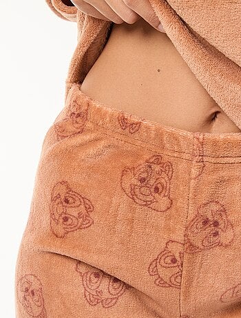 Conjunto de pijama comprido 'Tic Tac' 'Disney' em polar - 2 peças