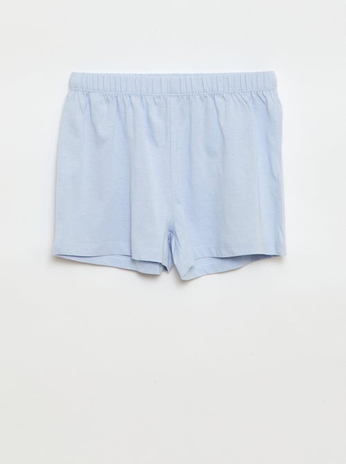 Conjunto de pijama curto - 2 peças - Kiabi