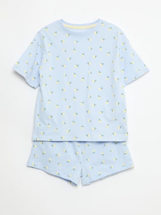 Conjunto de pijama curto - 2 peças