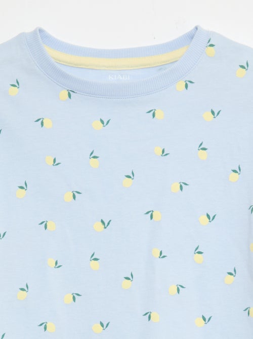 Conjunto de pijama curto - 2 peças - Kiabi
