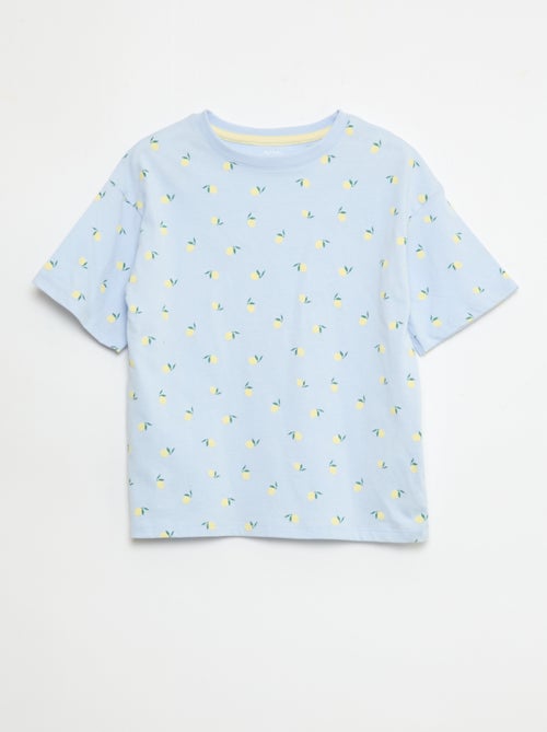 Conjunto de pijama curto - 2 peças - Kiabi