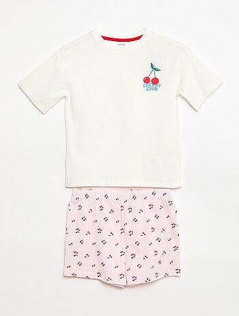 Conjunto de pijama curto - 2 peças
