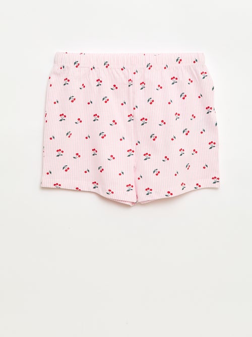 Conjunto de pijama curto - 2 peças - Kiabi Conjunto de pijama curto - 2 peças - Kiabi