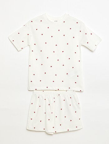 Conjunto de pijama curto - 2 peças