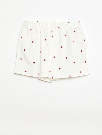 Conjunto de pijama curto - 2 peças