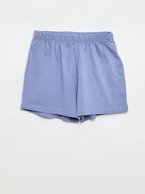 Conjunto de pijama curto - 2 peças - Kiabi