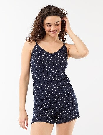 Conjunto de pijama curto - 2 peças