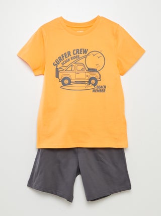 Conjunto de pijama curto  - 2 peças