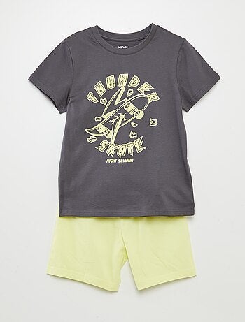 Conjunto de pijama curto - 2 peças